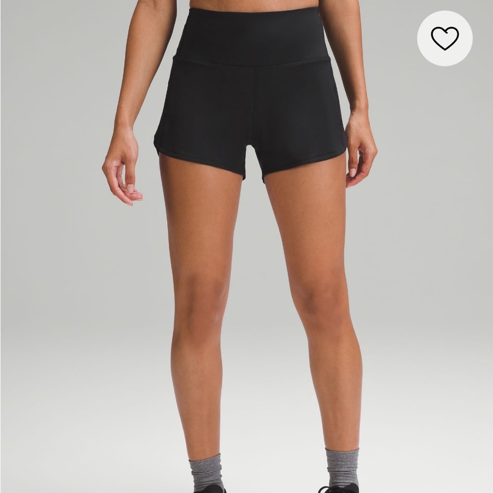 Like new LULULEMON run speed high rise shorts
